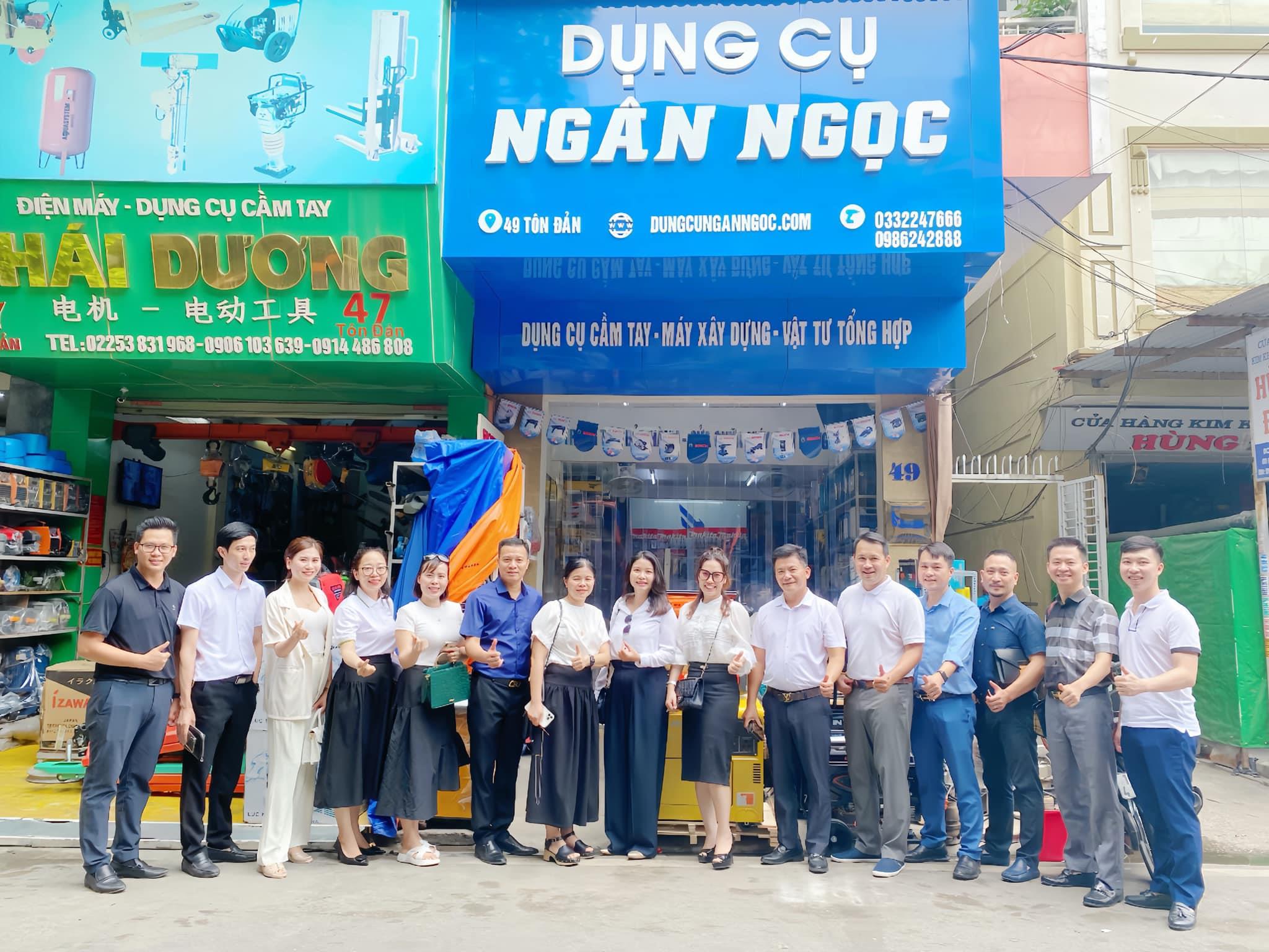Đoàn Hội DNT Hải Phòng đến thăm Công ty TNHH TM XNK Ngân Ngọc