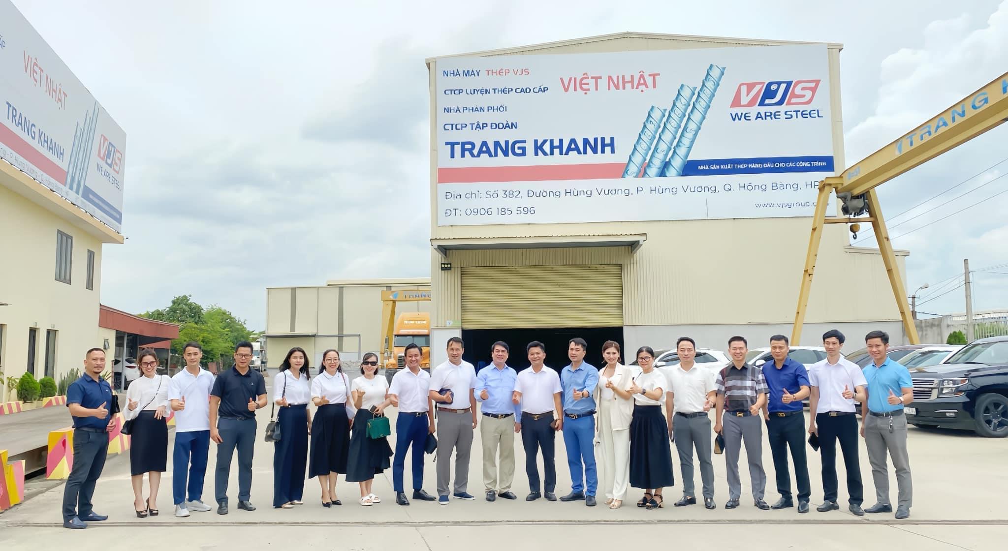 Hội DNT Hải Phòng đến thăm Công ty Cổ phần tập đoàn Trang Khanh
