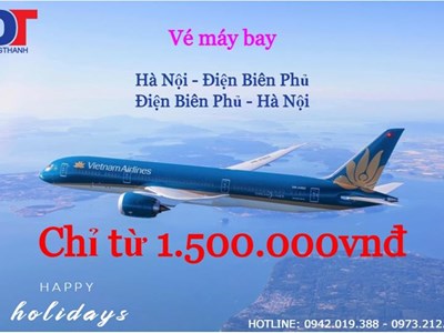 Vé máy bay Hà Nội - Điện Biên Phủ