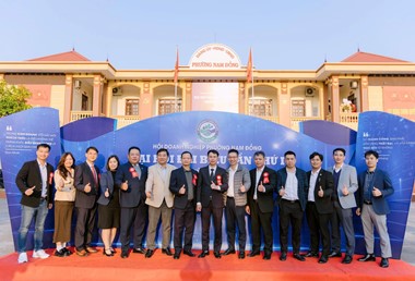 Hội Doanh nhân trẻ Hải Phòng chúc mừng Đại hội lần thứ nhất Hội Doanh nghiệp phường Nam Đồng, nhiệm kỳ 2025 - 2030