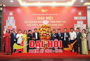 Hội Doanh nhân trẻ Hải Phòng tham dự Đại hội Hội Doanh nhân trẻ tỉnh Phú Thọ lần thứ I, nhiệm kỳ 2026 - 2031