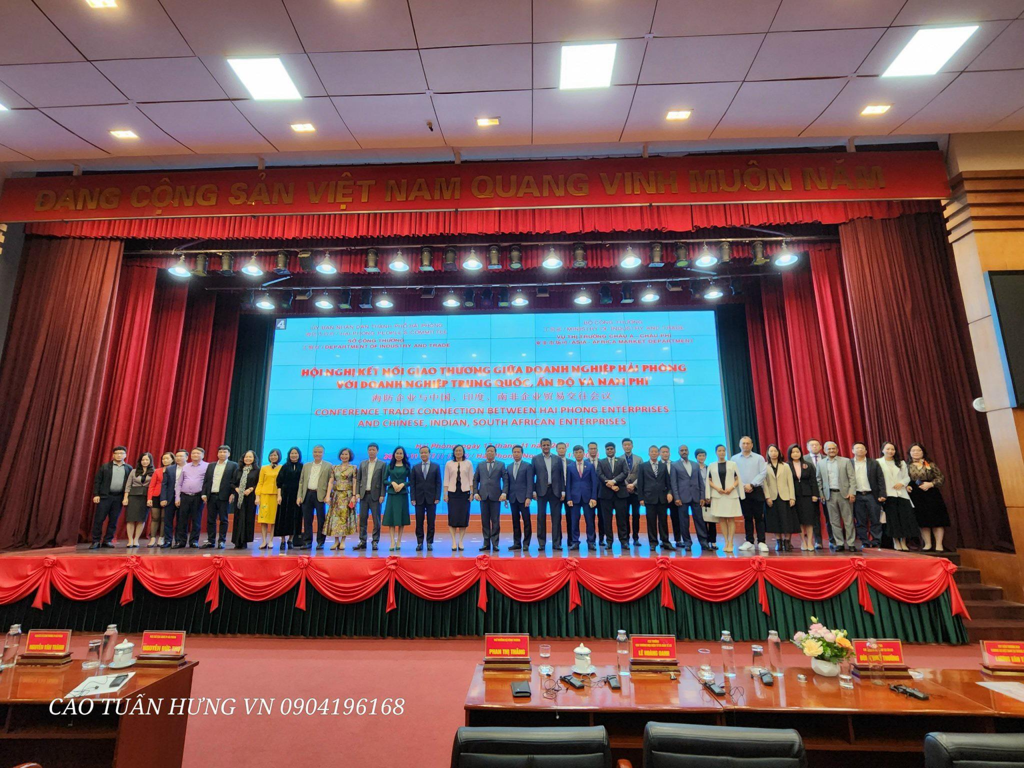 Hội nghị kết nối giao thương giữa Doanh nghiệp Hải Phòng với Doanh nghiệp Trung Quốc, Ấn Độ và Nam Phi