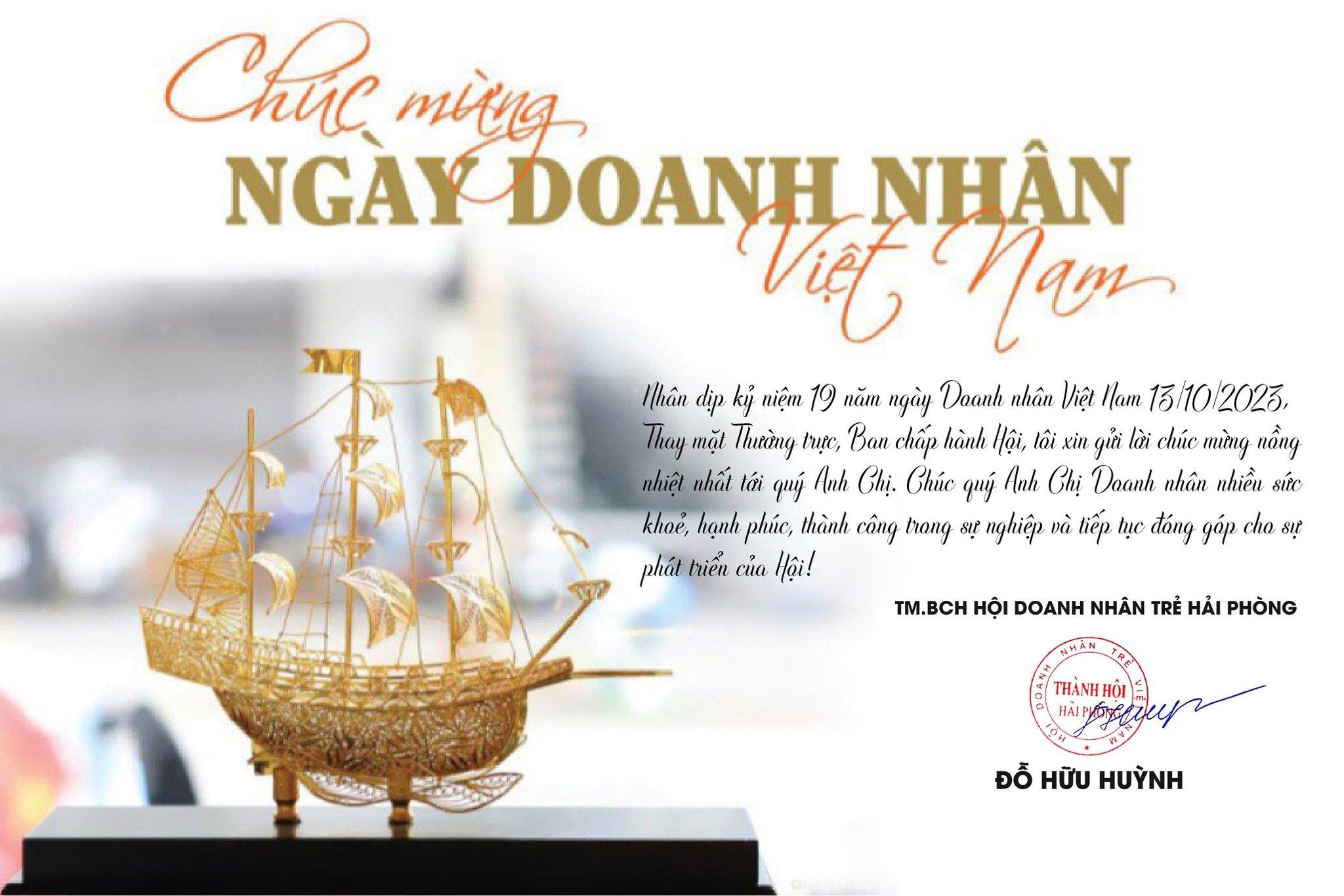 Chúc mừng Ngày Doanh nhân Việt Nam 13/10