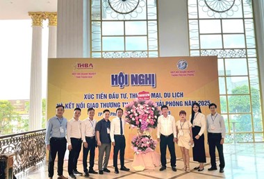 HỘI DOANH NHÂN TRẺ HẢI PHÒNG THAM DỰ HỘI NGHỊ XÚC TIẾN ĐẦU TƯ, THƯƠNG MẠI VÀ KẾT NỐI GIAO THƯƠNG HẢI PHÒNG – THANH HÓA NĂM 2025