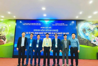 Hội Doanh nhân trẻ Hải Phòng tham dự phiên kết nối cung cầu công nghệ Việt Nam - Hàn Quốc