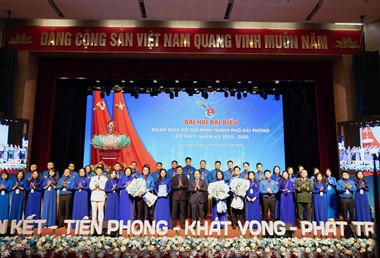 Hội Doanh nhân trẻ Hải Phòng tham gia phiên trọng thể Đại hội đại biểu Đoàn TNCS Hồ Chí Minh thành phố Hải Phòng lần thứ I, nhiệm kỳ 2025 - 2030