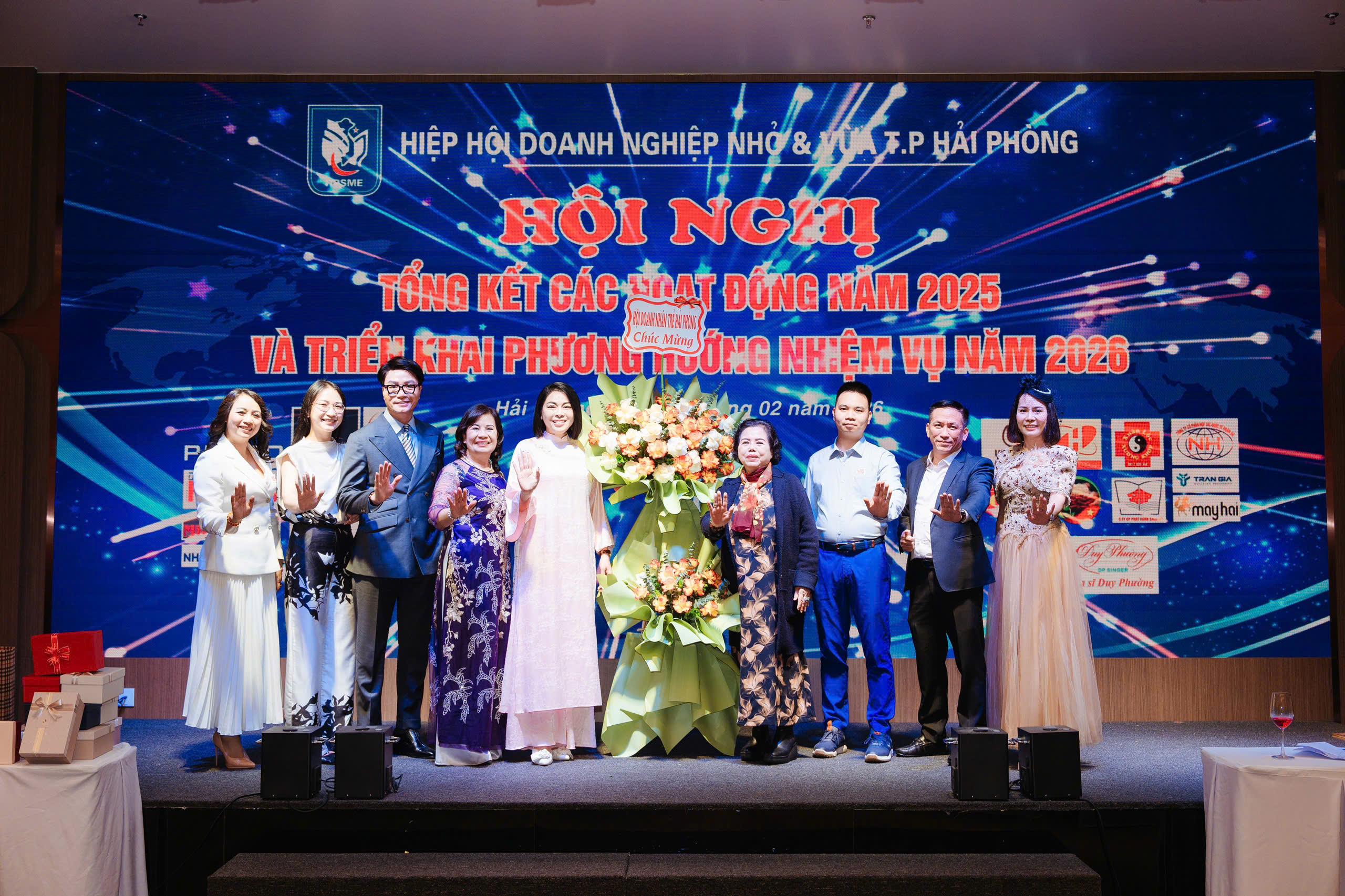 Hội Doanh nhân trẻ Hải Phòng tham dự Hội nghị tổng kết công tác năm 2025 và triển khai nhiệm vụ năm 2026 của Hiệp hội Doanh nghiệp nhỏ và vừa tp. Hải Phòng