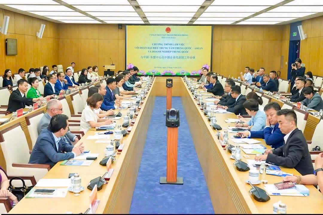 Hội Doanh nhân trẻ Hải Phòng tham dự chương trình làm việc với đoàn doanh nghiệp Trung Quốc (ACC)