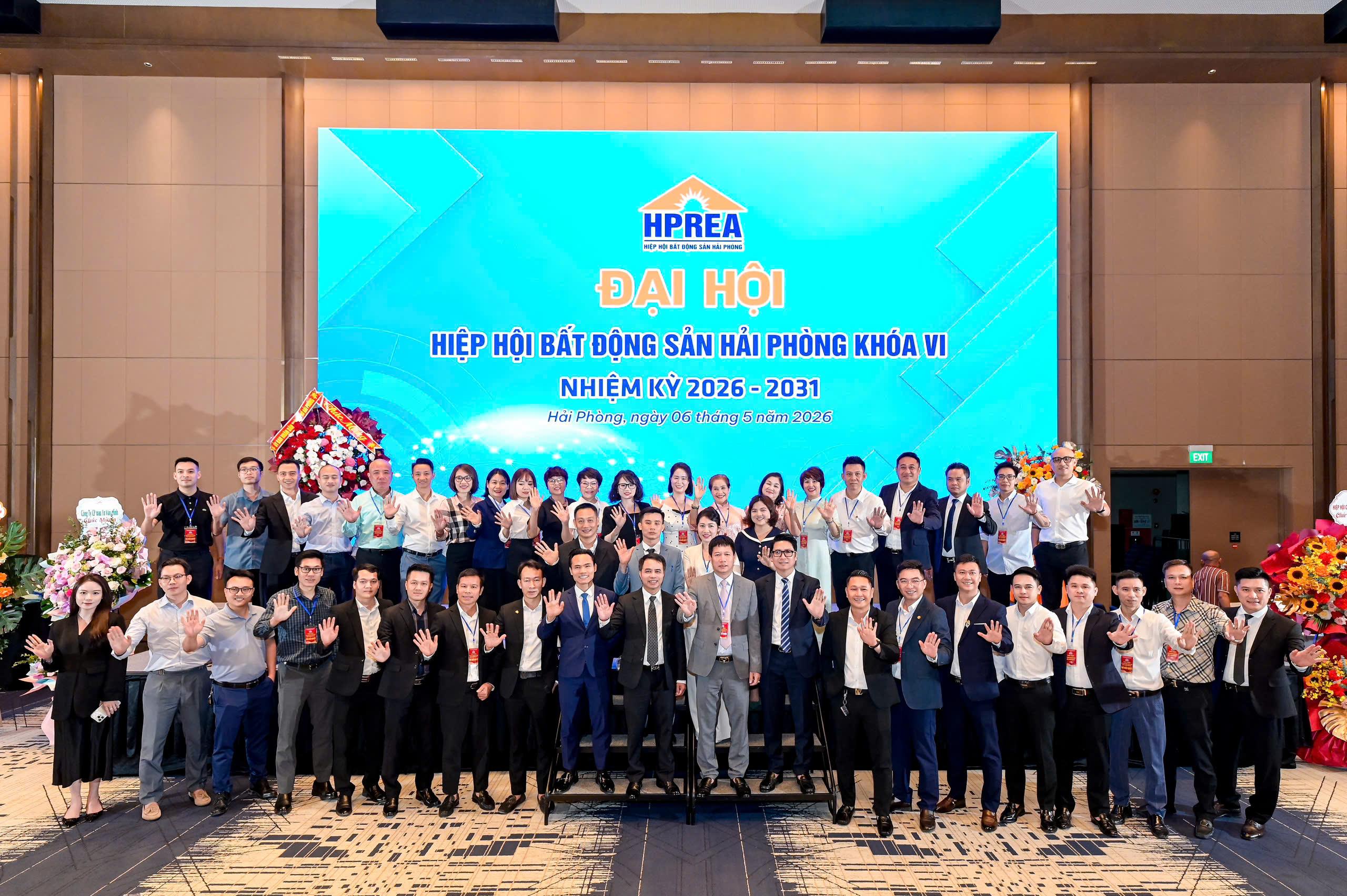 Hội Doanh nhân trẻ Hải Phòng tham dự Đại hội Hiệp hội Bất động sản Hải Phòng khóa VI, nhiệm kỳ 2026 - 2031