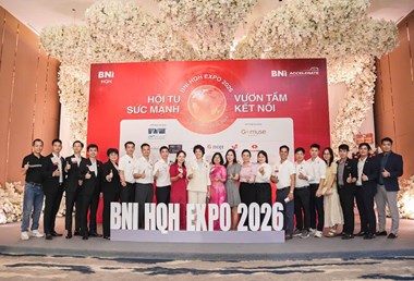 Hội Doanh nhân trẻ Hải Phòng tham dự BNI HQH Expo 2026 - Hội tụ sức mạnh, vươn tầm kết nối